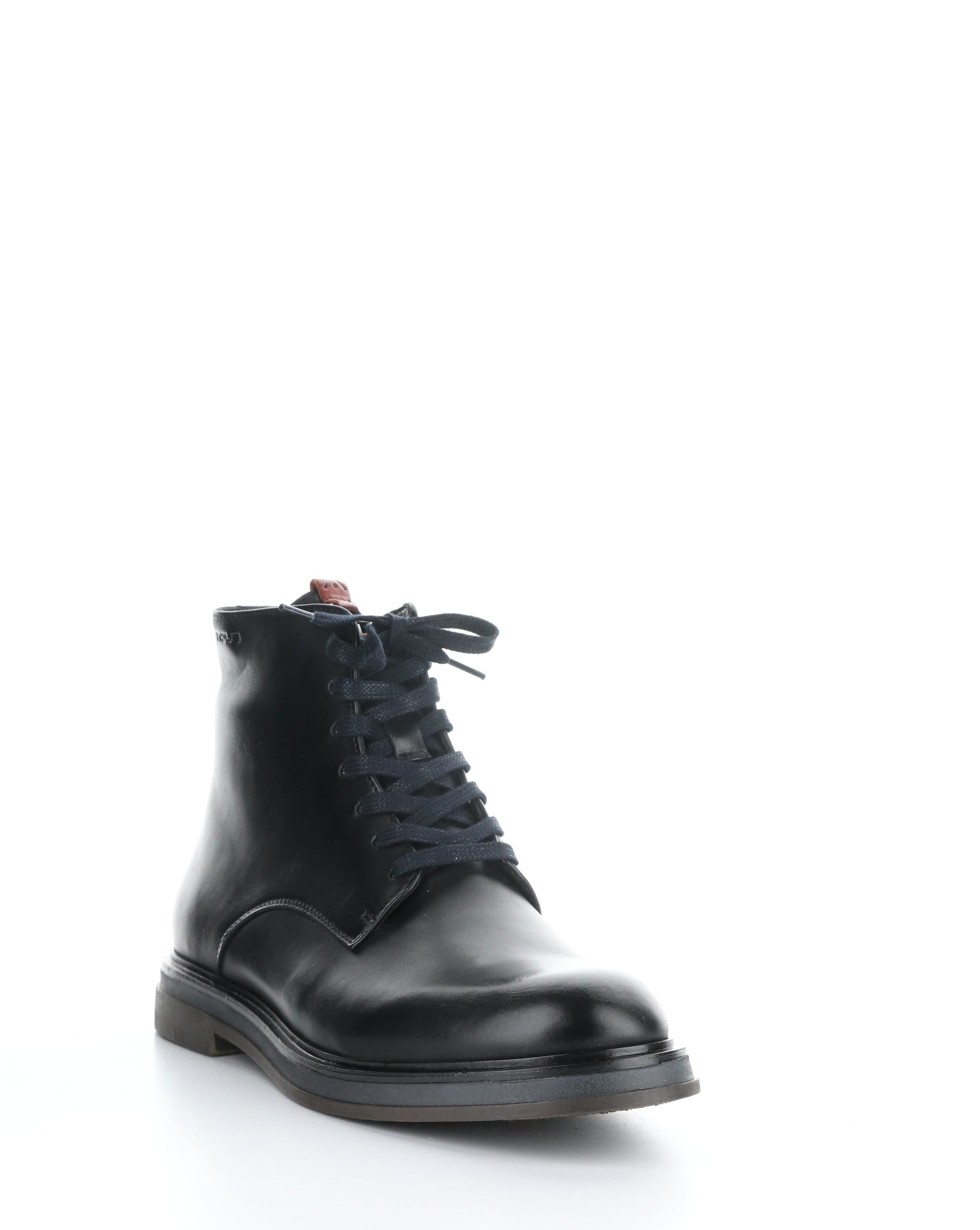 12325 BLACK Round Toe Boots