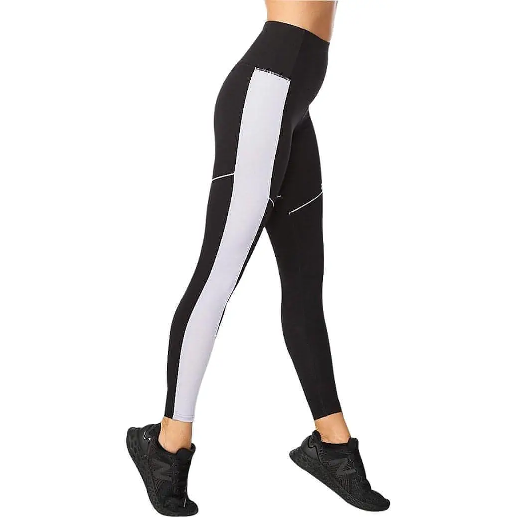 2XU Form Pop Seam Hi-Rise Compression Womens Long Running Tights - Black