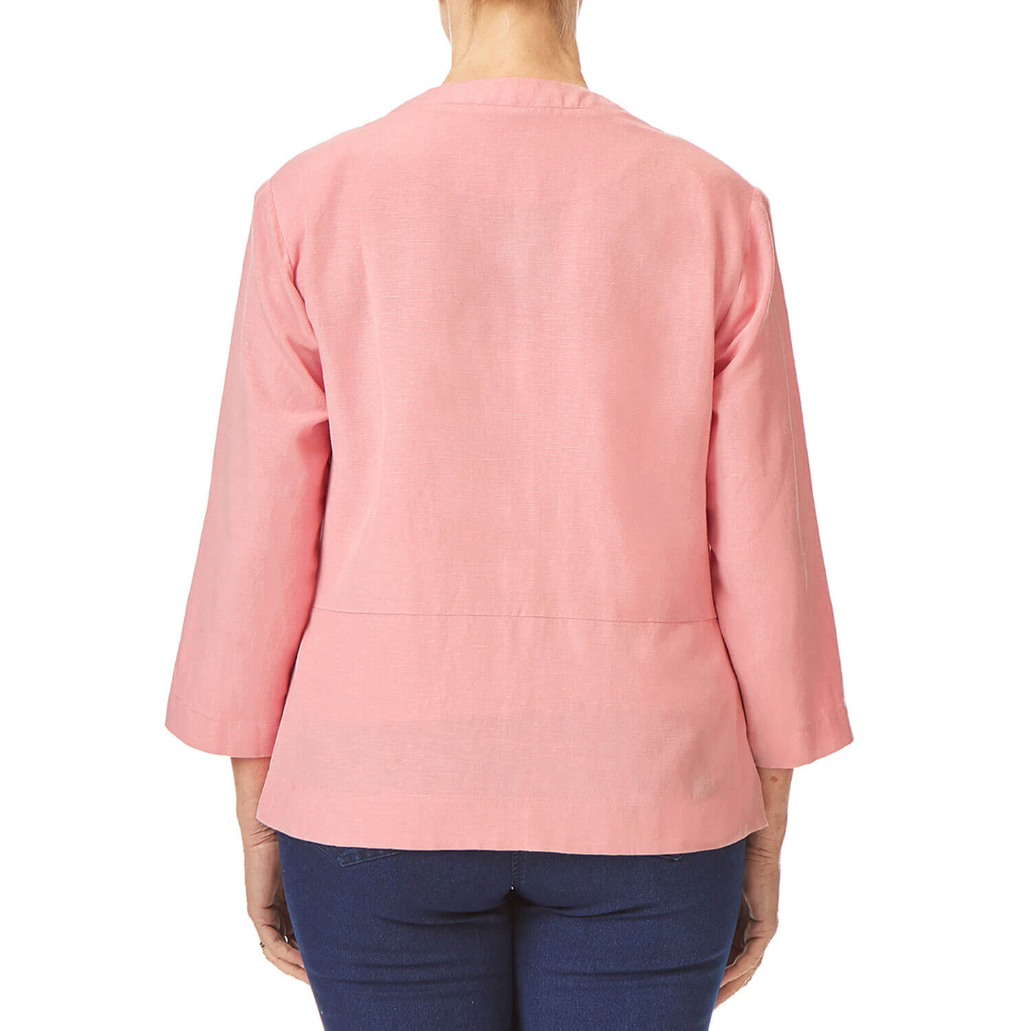 3/4 Sleeve Peplum Jacket