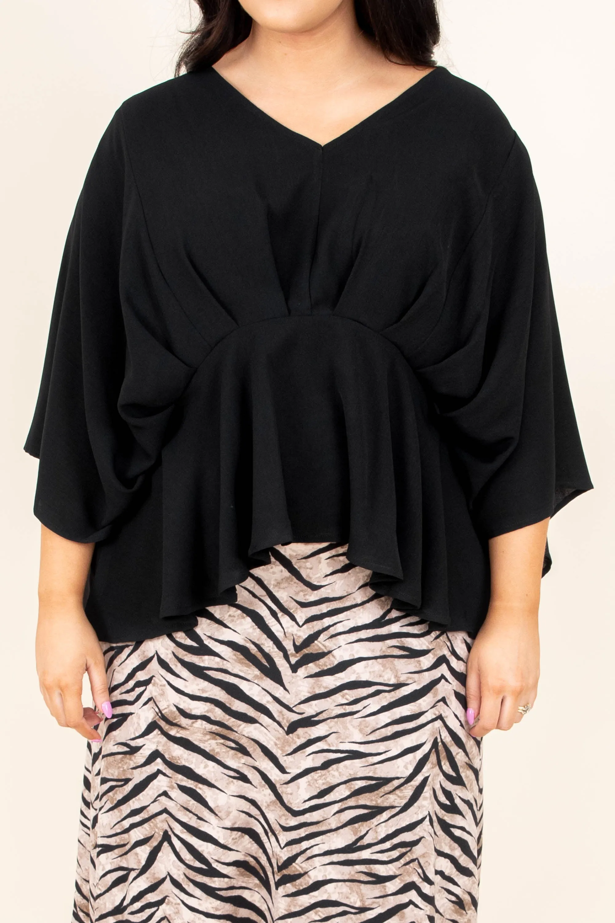 A Cool Flow Blouse, Black