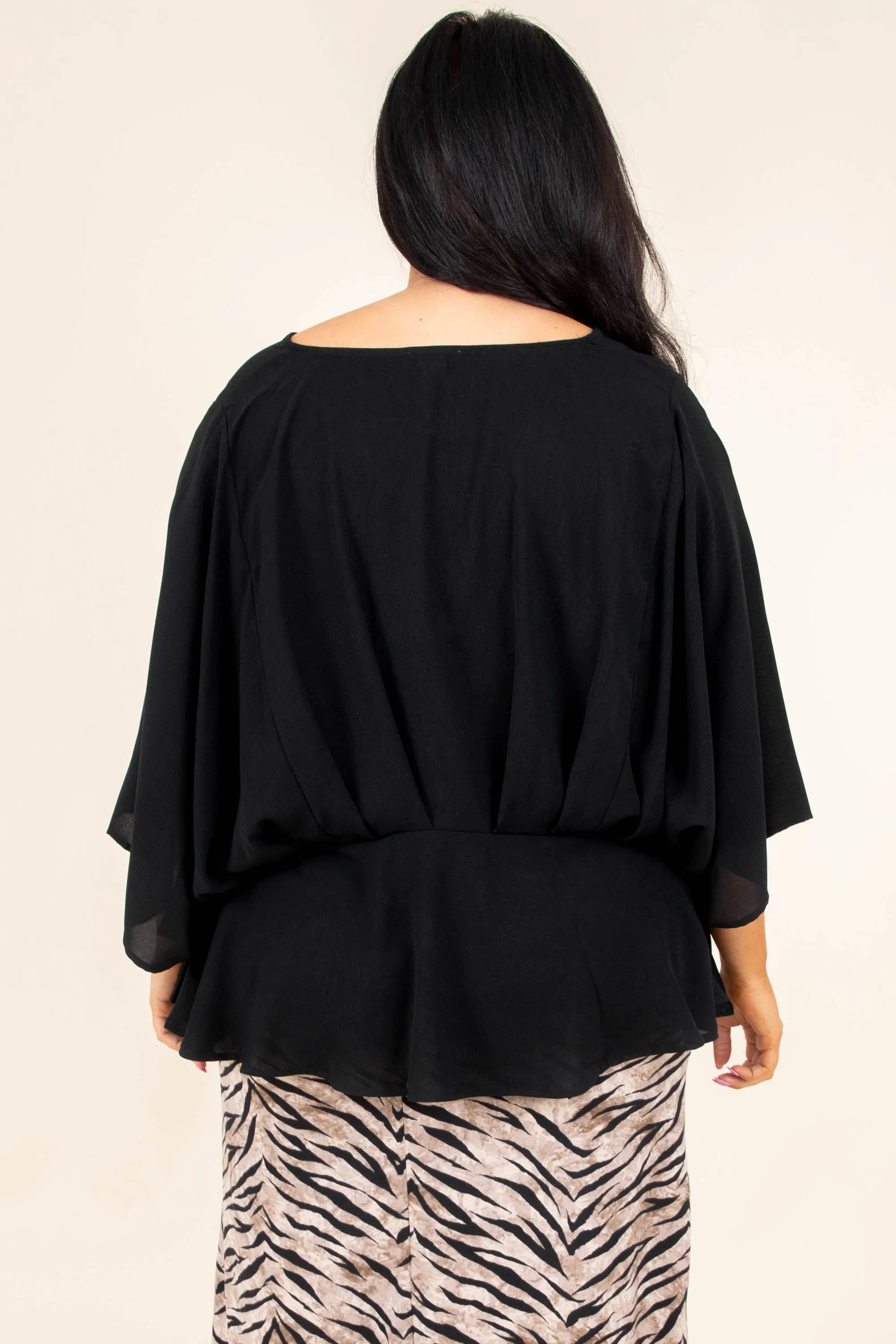 A Cool Flow Blouse, Black