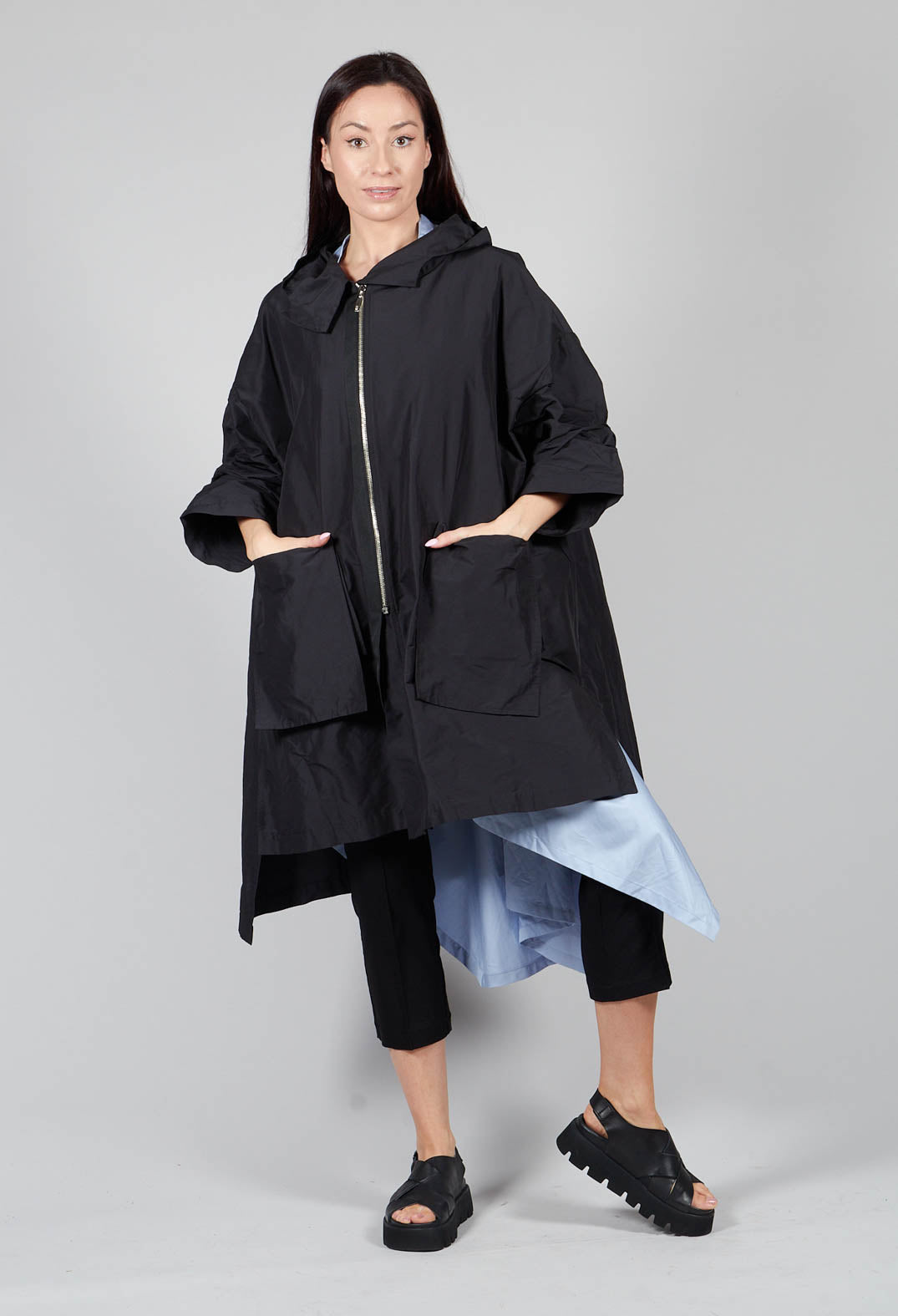 ABOK Trench Coat in Black