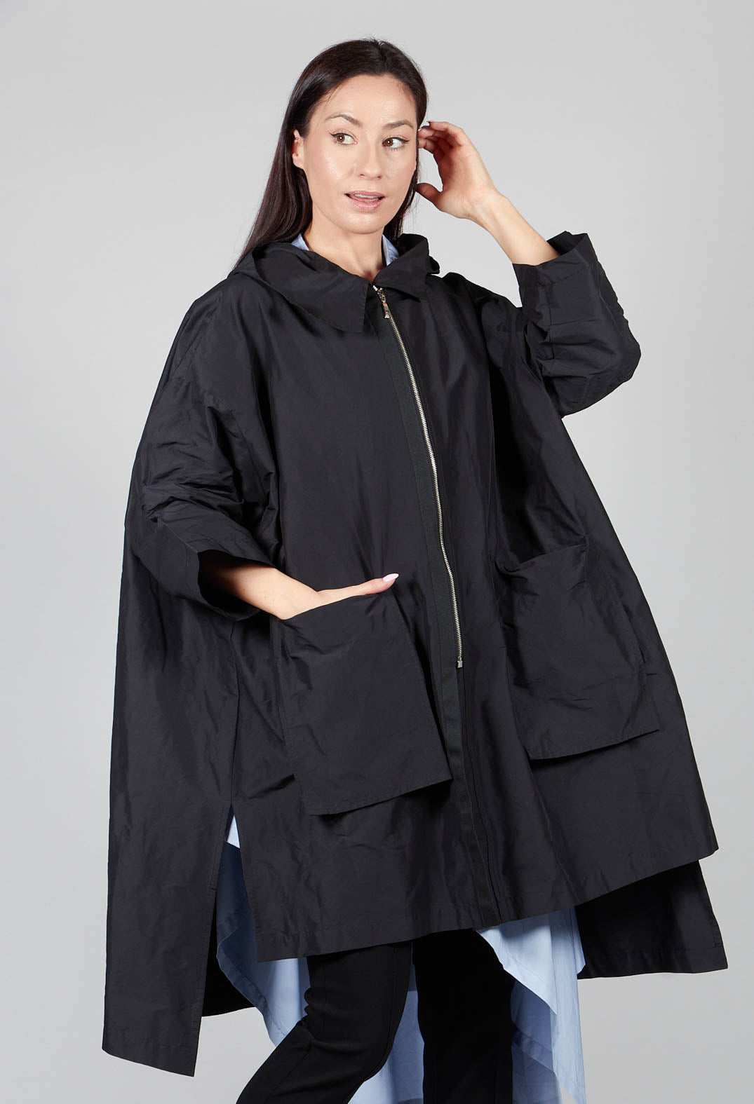 ABOK Trench Coat in Black