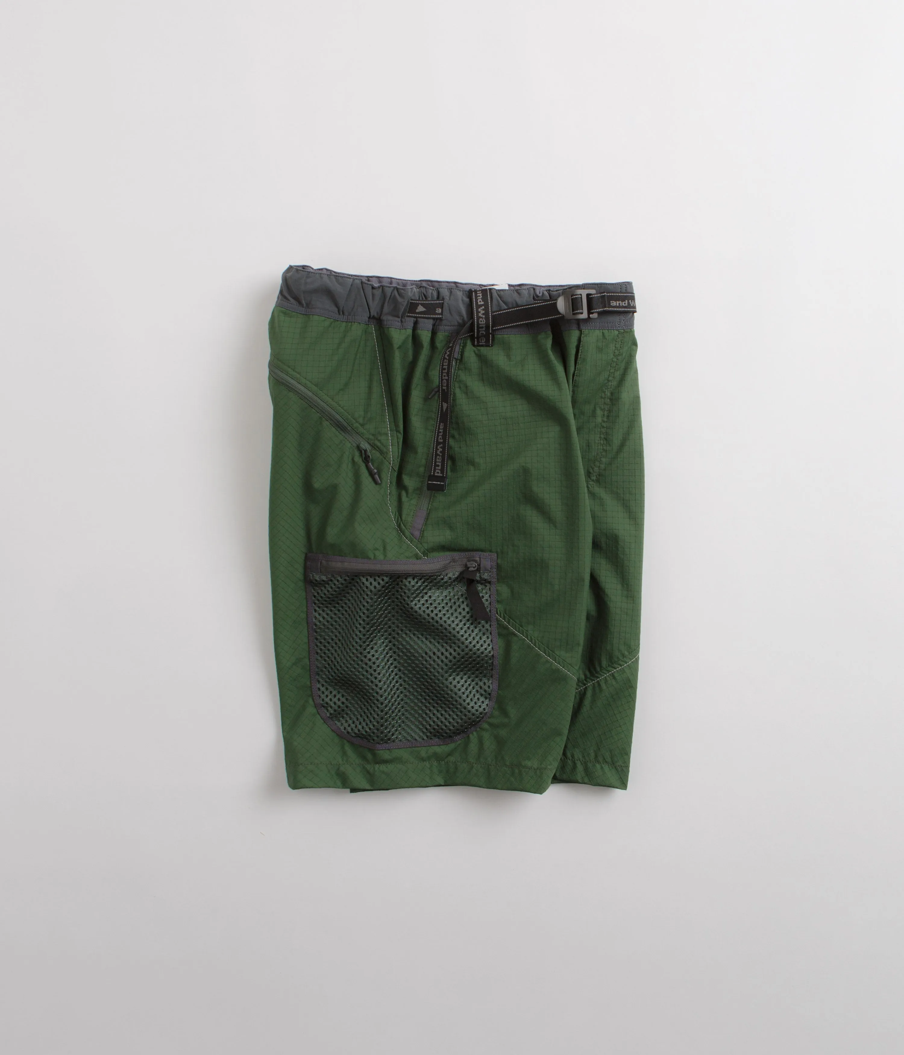 and wander Breath Rip Shorts - Green