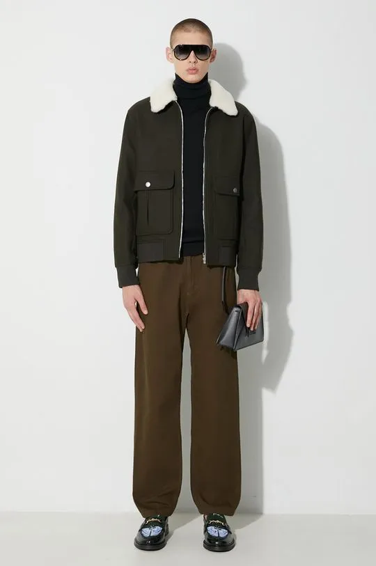 A.P.C. wool jacket green color