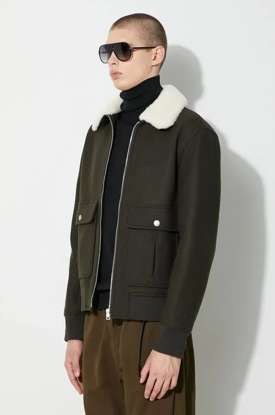 A.P.C. wool jacket green color