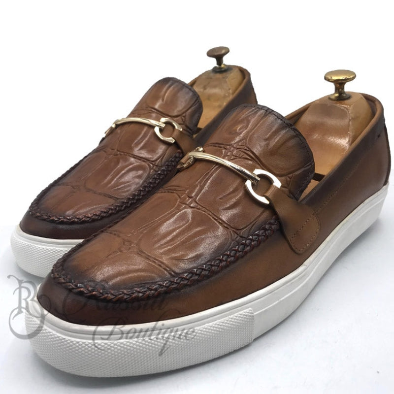 BIG-DR skin horsebit white soles | Brown