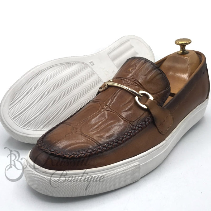 BIG-DR skin horsebit white soles | Brown