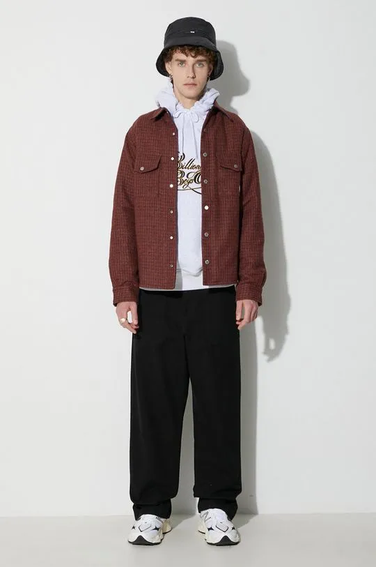 Billionaire Boys Club wool jacket maroon color