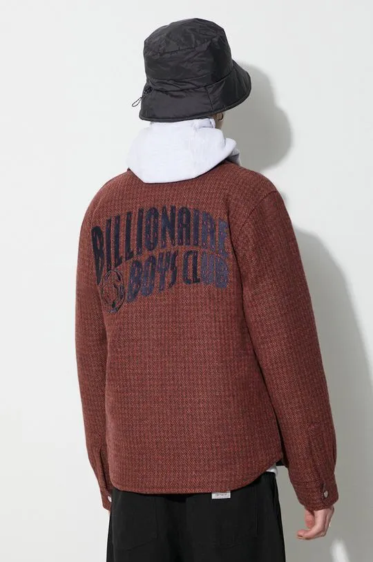 Billionaire Boys Club wool jacket maroon color