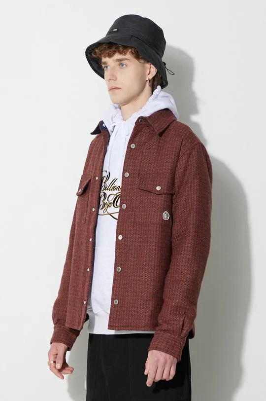 Billionaire Boys Club wool jacket maroon color