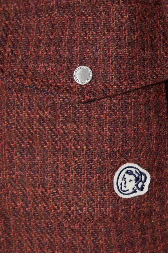 Billionaire Boys Club wool jacket maroon color