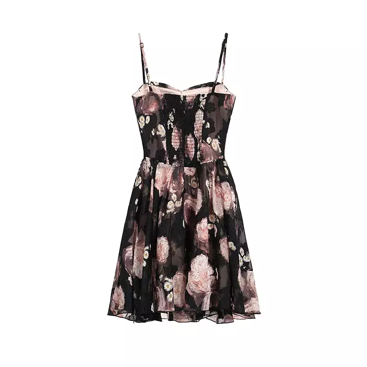 Blossom Black Dress