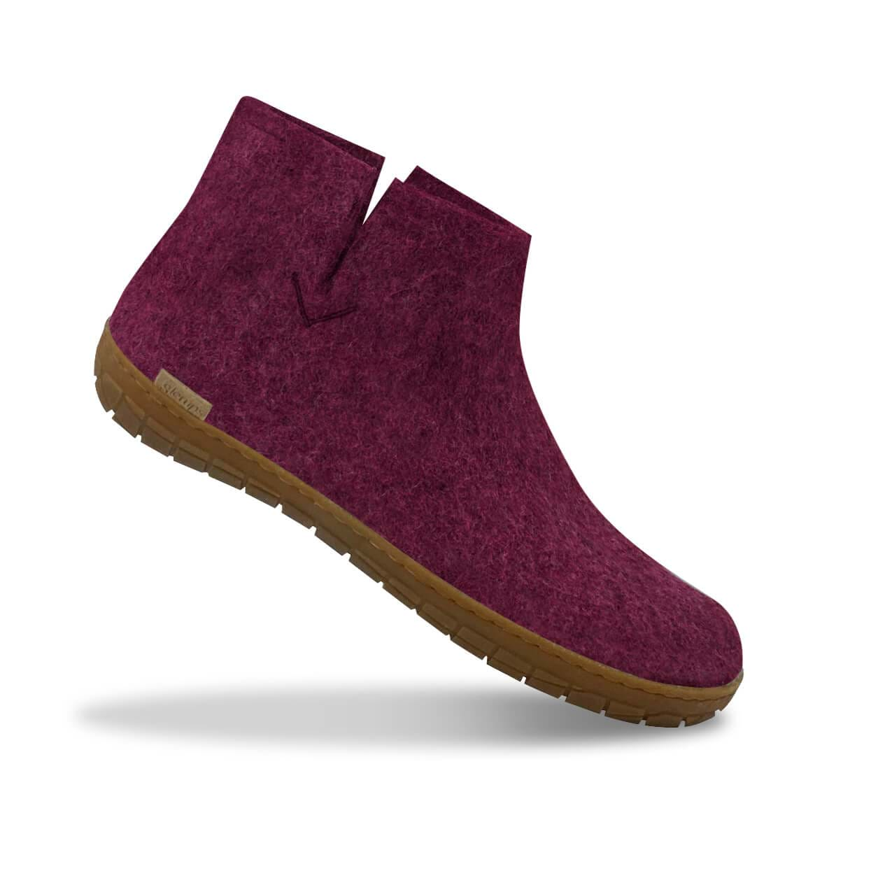 Boot with natural rubber sole - honey - Cranberry