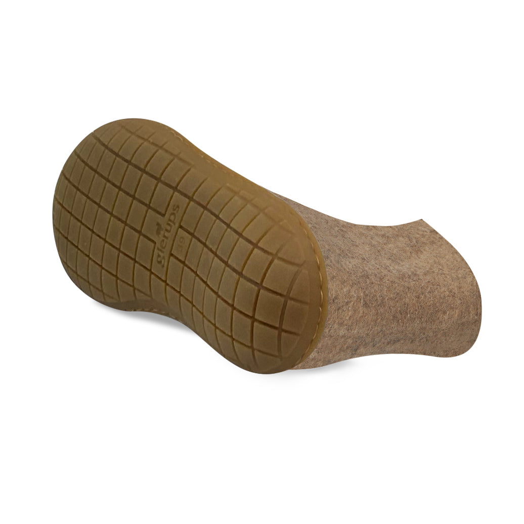 Boot with natural rubber sole - honey - Sand