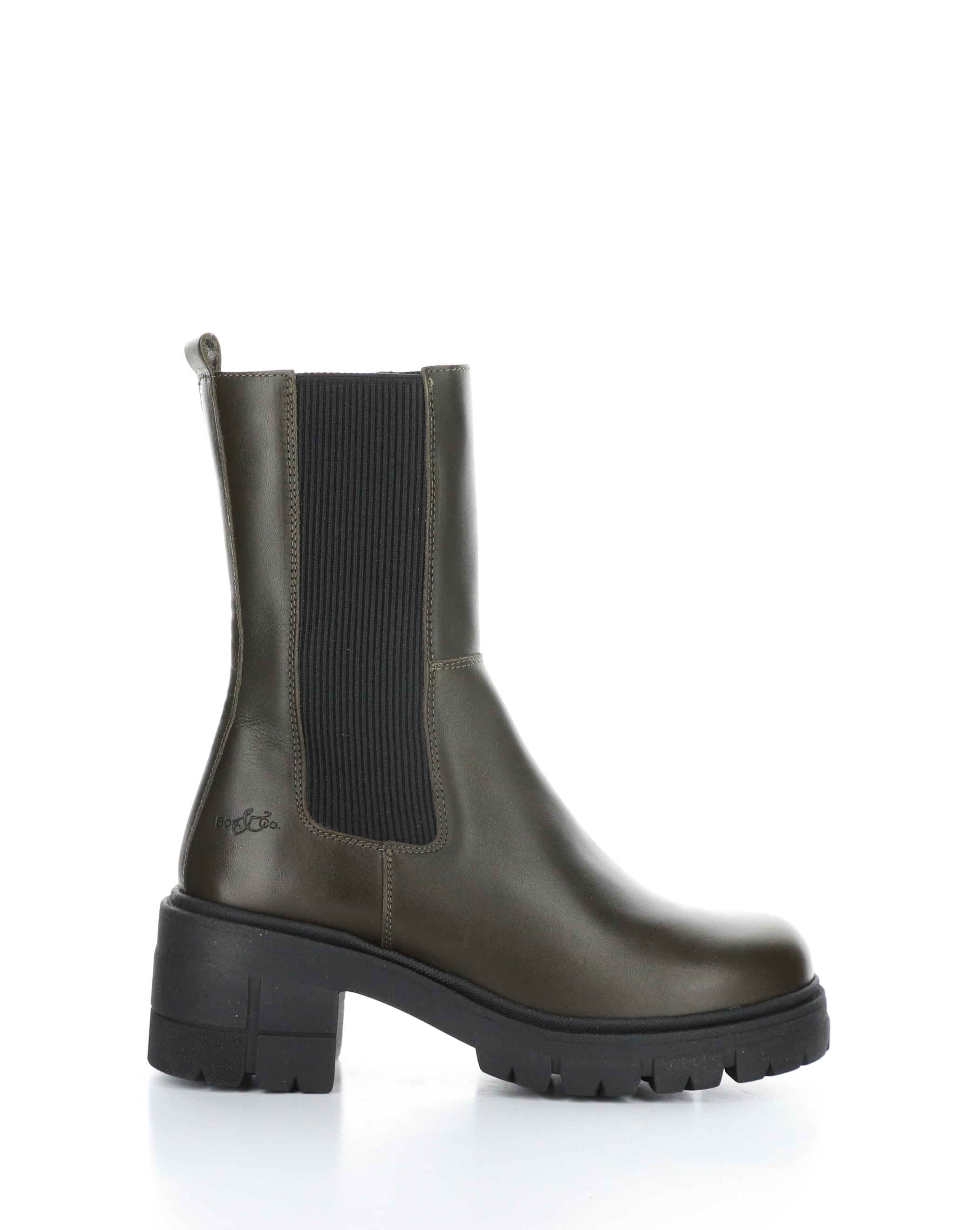 BRUNAS OLIVE/BLACK Elasticated Boots