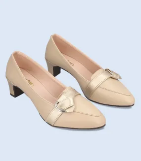 BW8995-FAWN-Women Casual Court Shoes