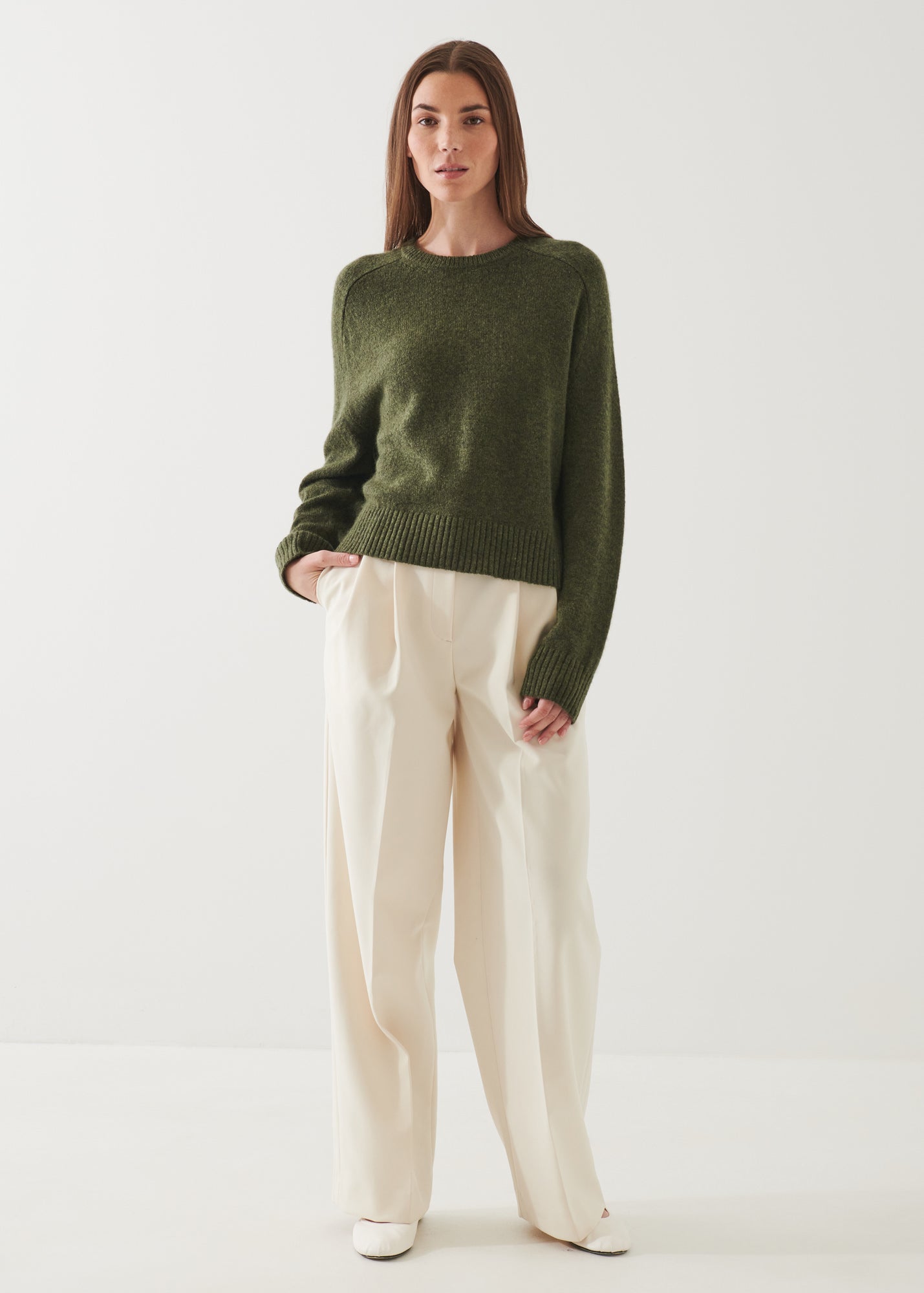 CASHMERE BLEND SWEATER