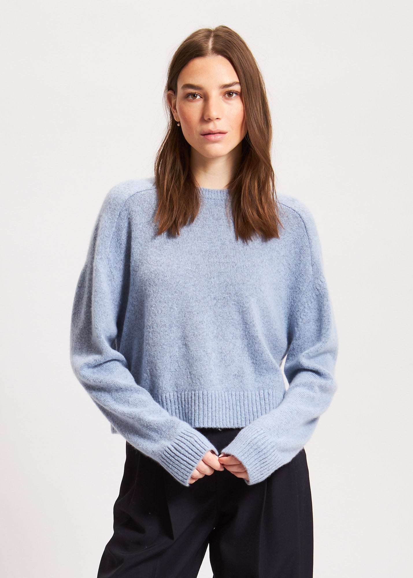 CASHMERE BLEND SWEATER