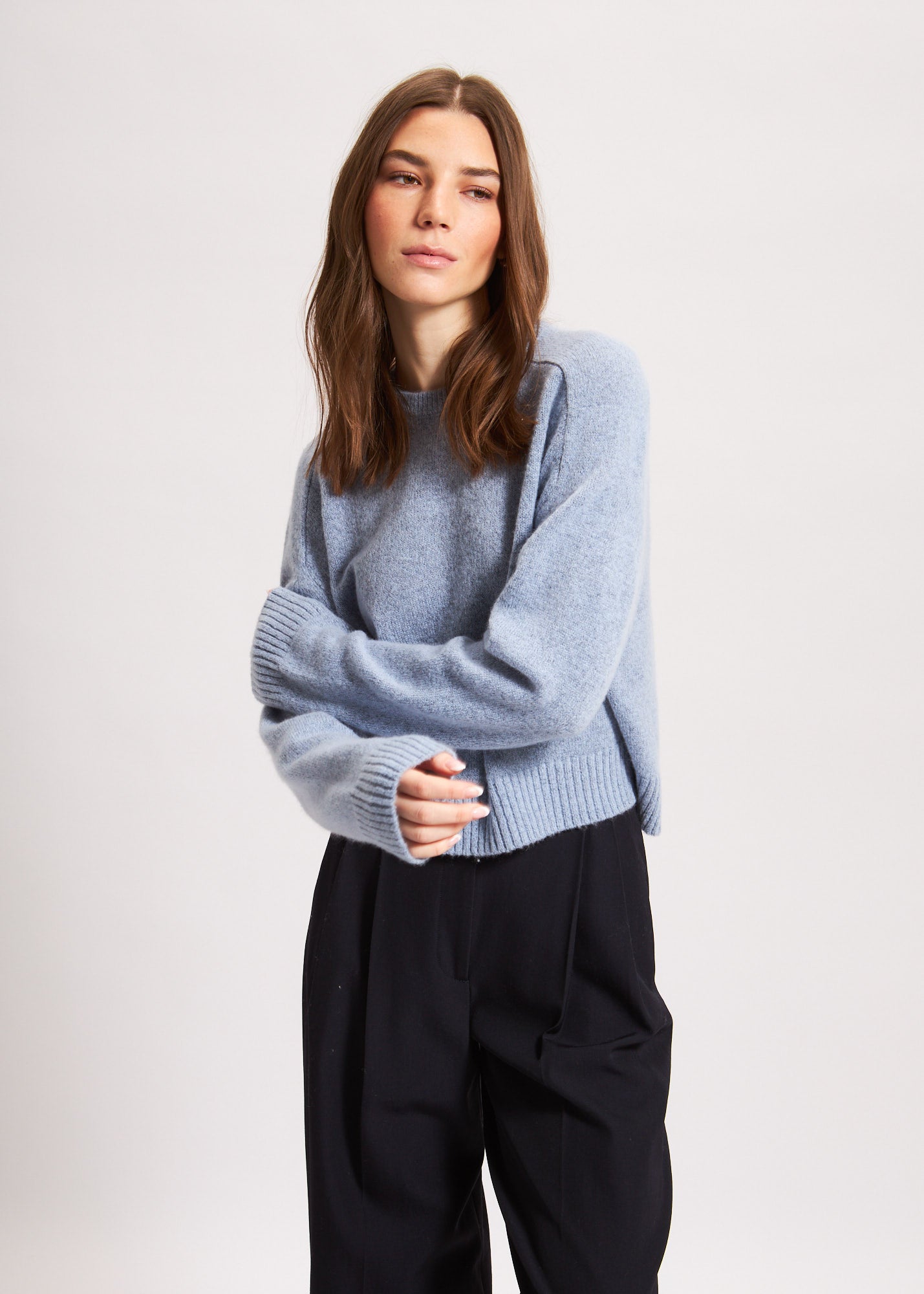 CASHMERE BLEND SWEATER