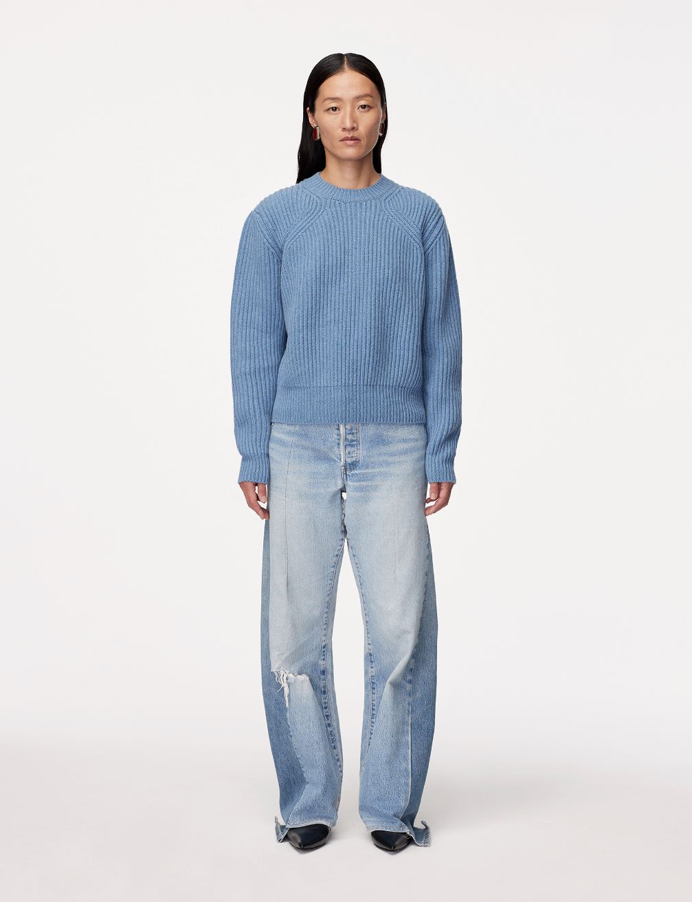 Cashmere Ribbed Sweater