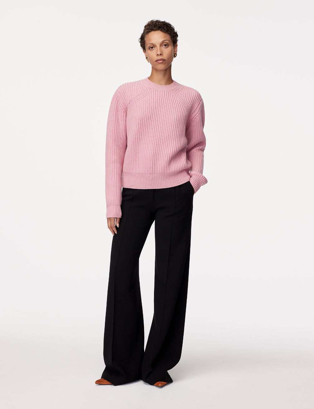 Cashmere Ribbed Sweater