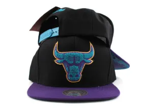 Chicago Bulls Snapback hats (Air jordan Sneaker Retro 8 Black Aqua)