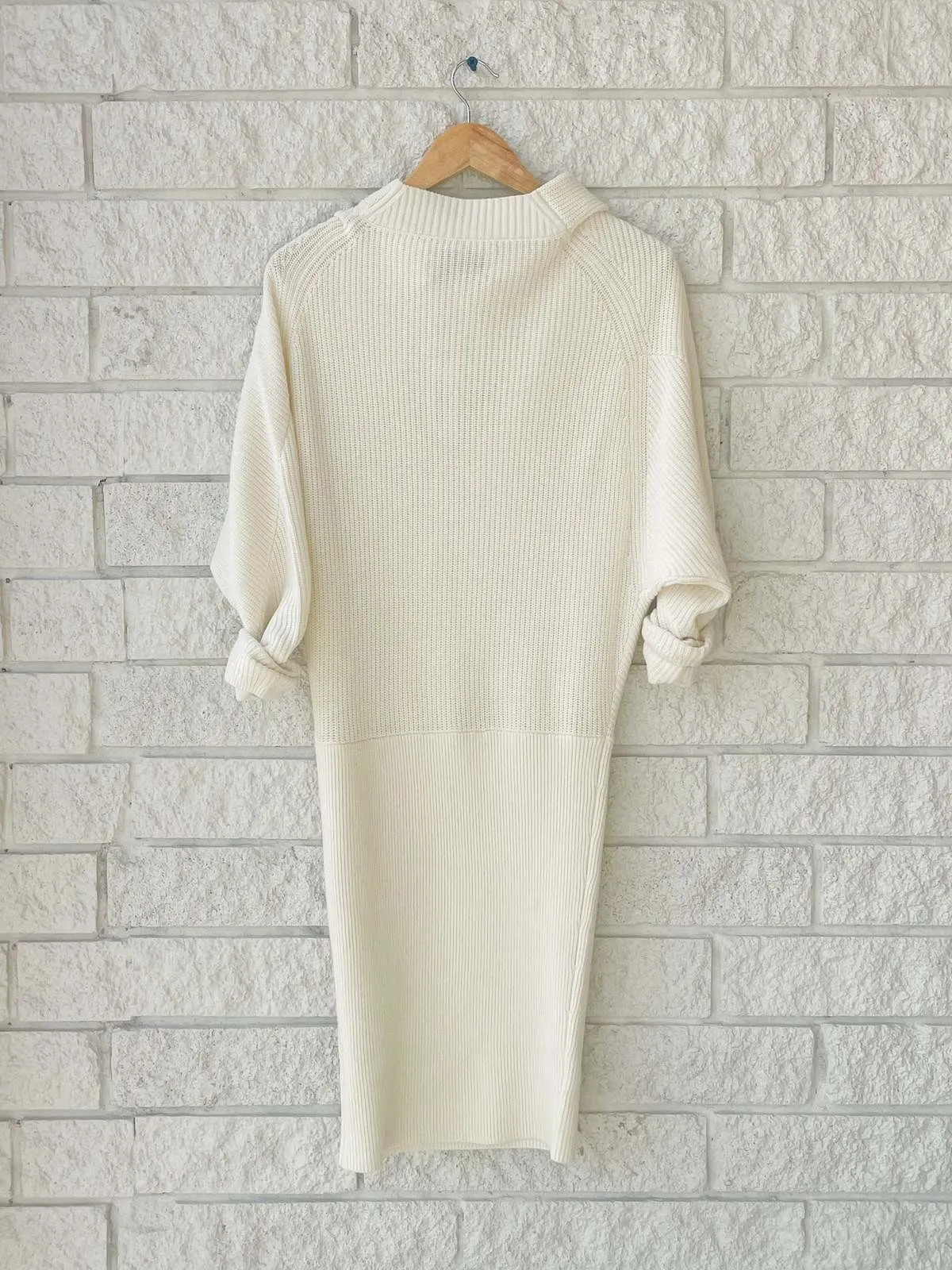 Clede Sweater Dress - Ivory