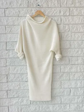 Clede Sweater Dress - Ivory