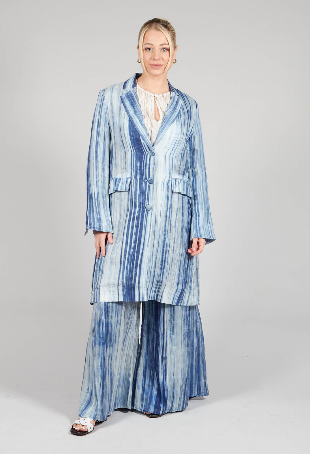 Colette Coat in Blue