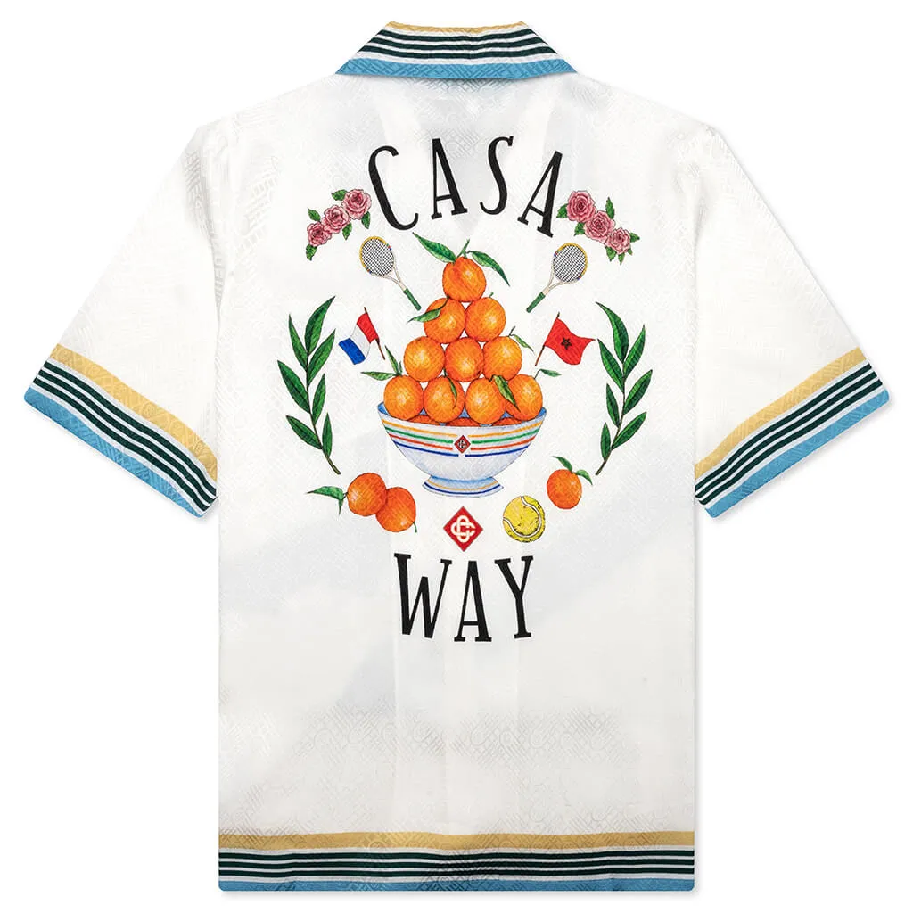 Cuban Collar Short Sleeve Shirt - Casa Way