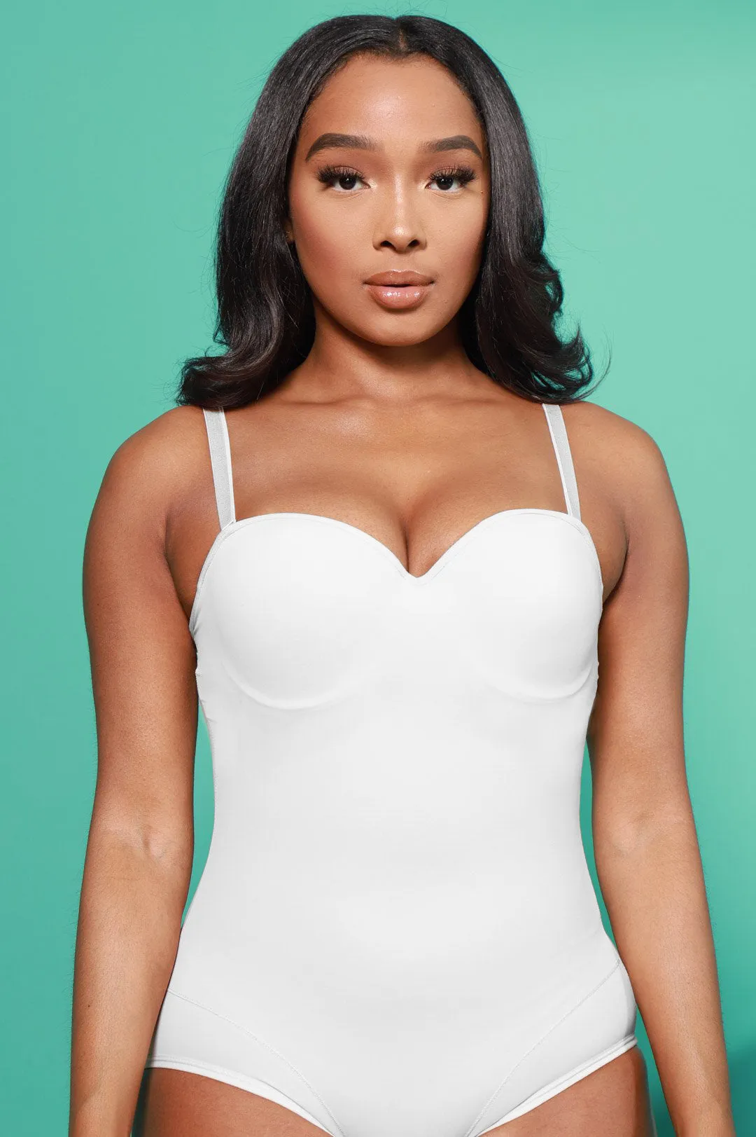 Doctored Form Shapewear Bodysuit - White No. 124