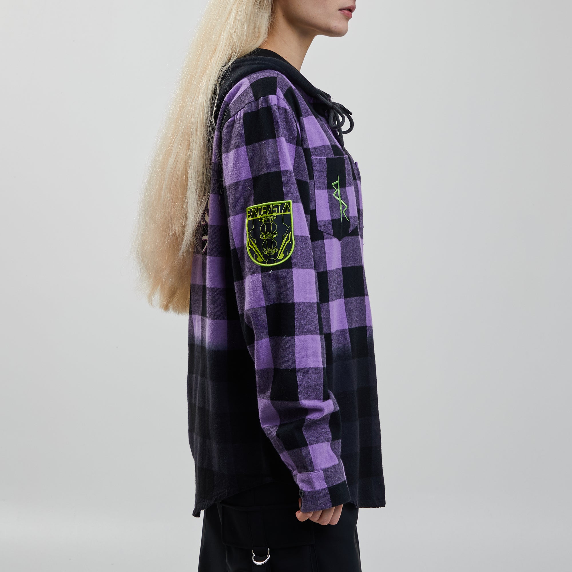 Edgerunners Flannel Hoodie