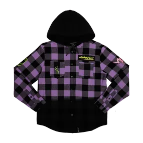 Edgerunners Flannel Hoodie