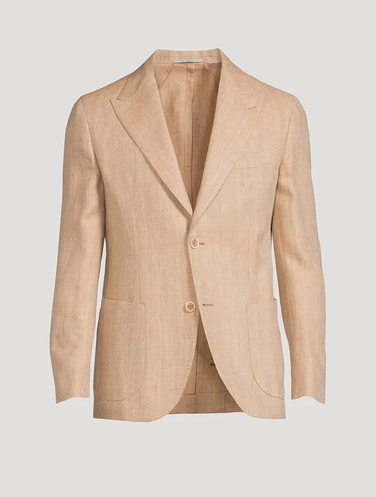 ELEVENTY Linen And Wool Jacket