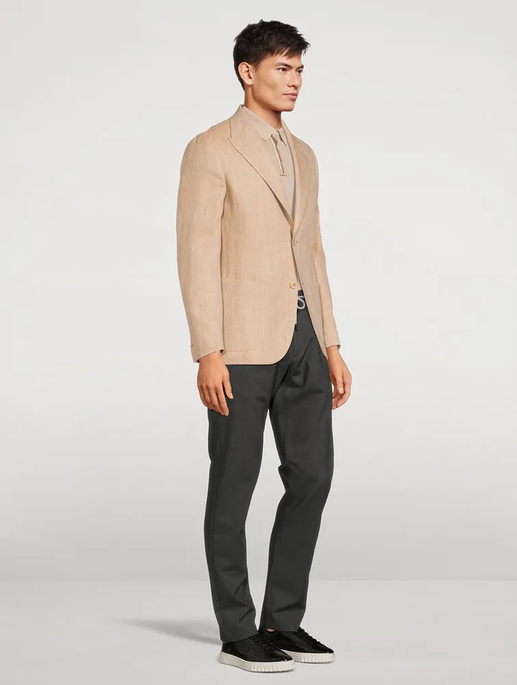 ELEVENTY Linen And Wool Jacket