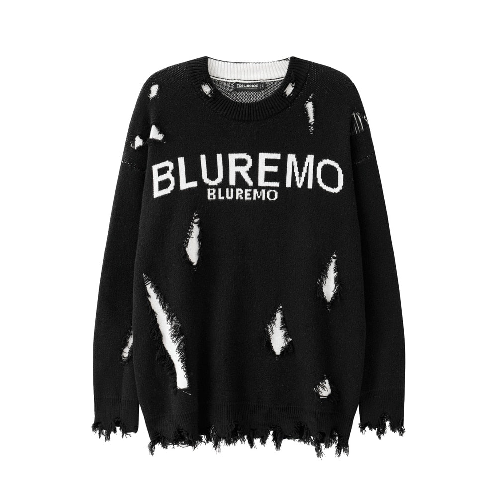 EMO DISTRESSED SWEATER