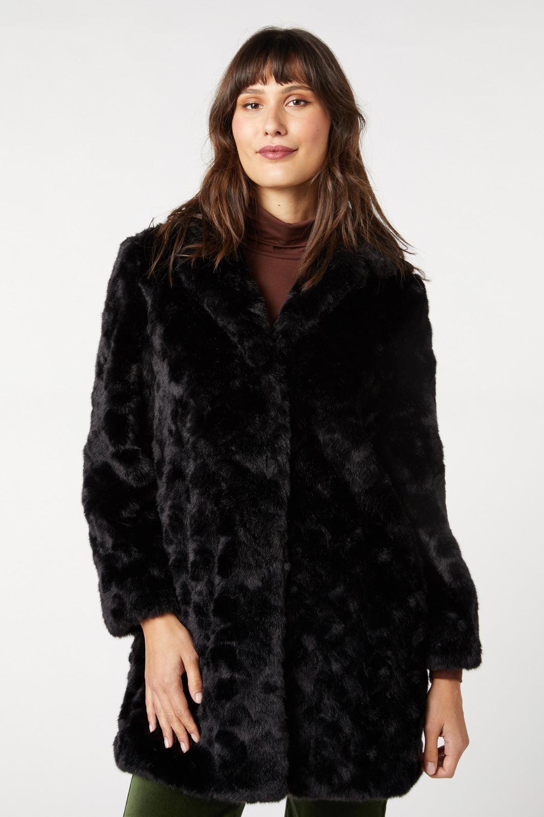 Hallie Faux Fur Coat