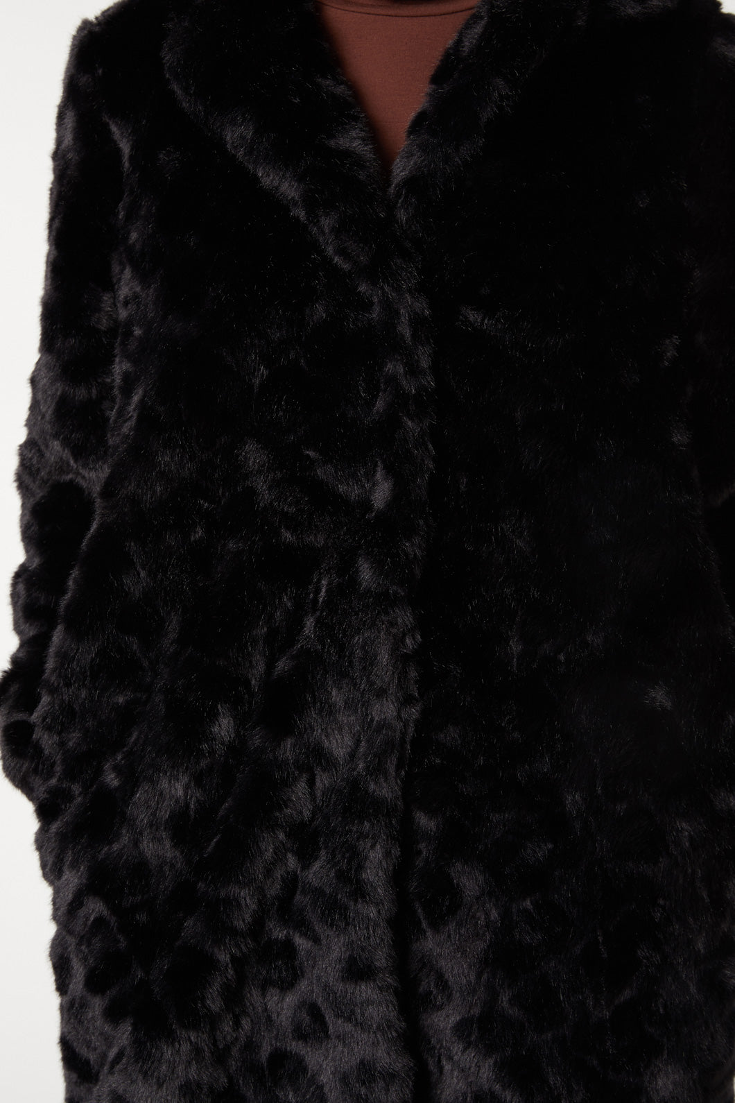 Hallie Faux Fur Coat