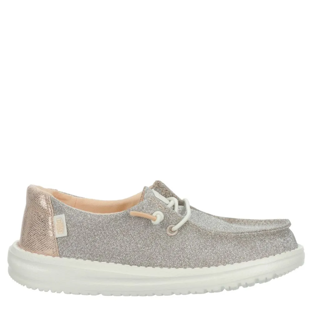 HEYDUDE  GIRLS WENDY YOUTH SLIP ON SNEAKER