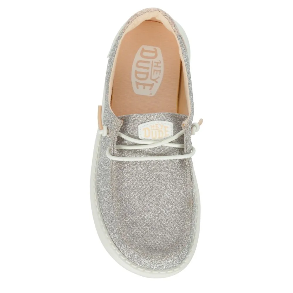 HEYDUDE  GIRLS WENDY YOUTH SLIP ON SNEAKER