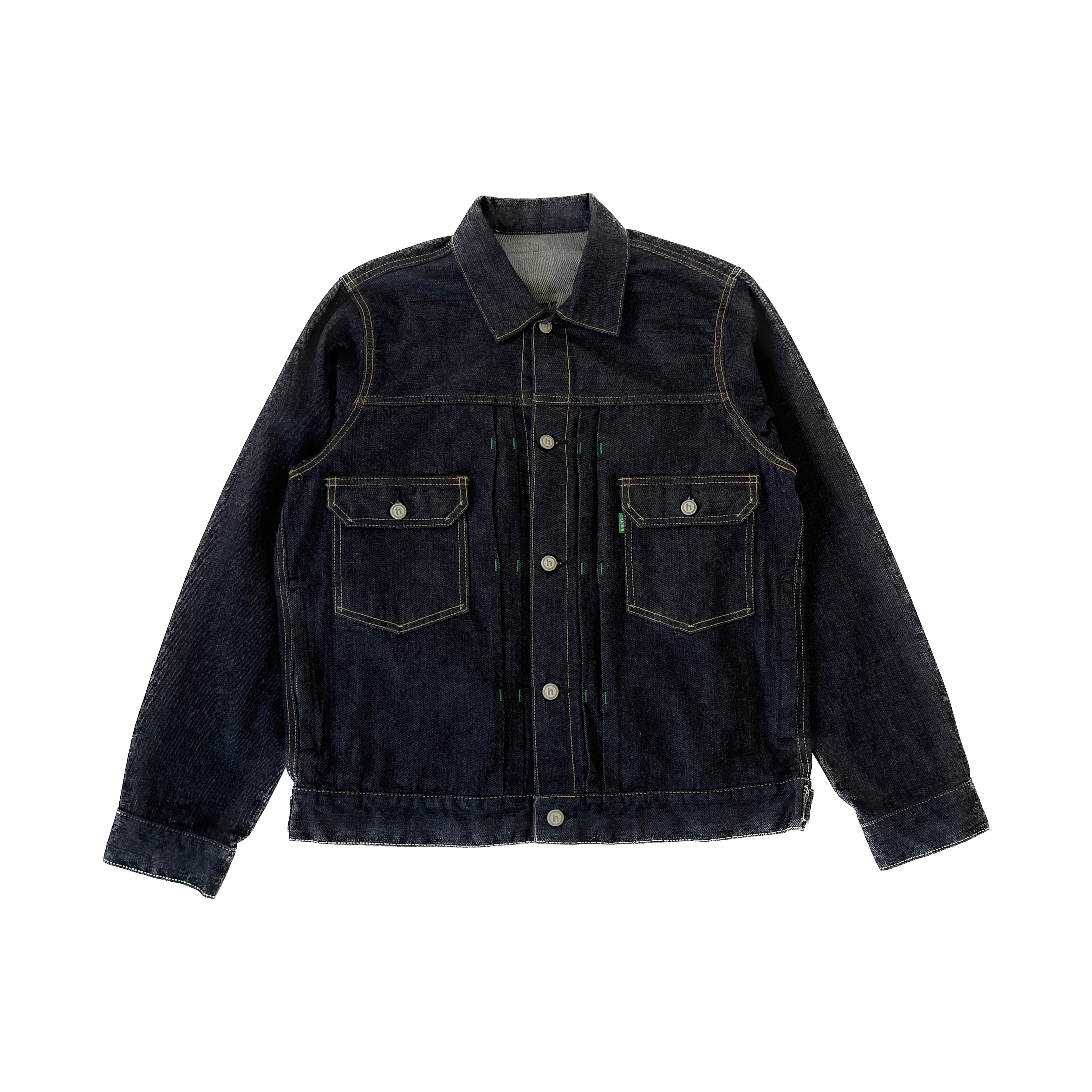 Hidden Denim Trucker Jacket - Size M