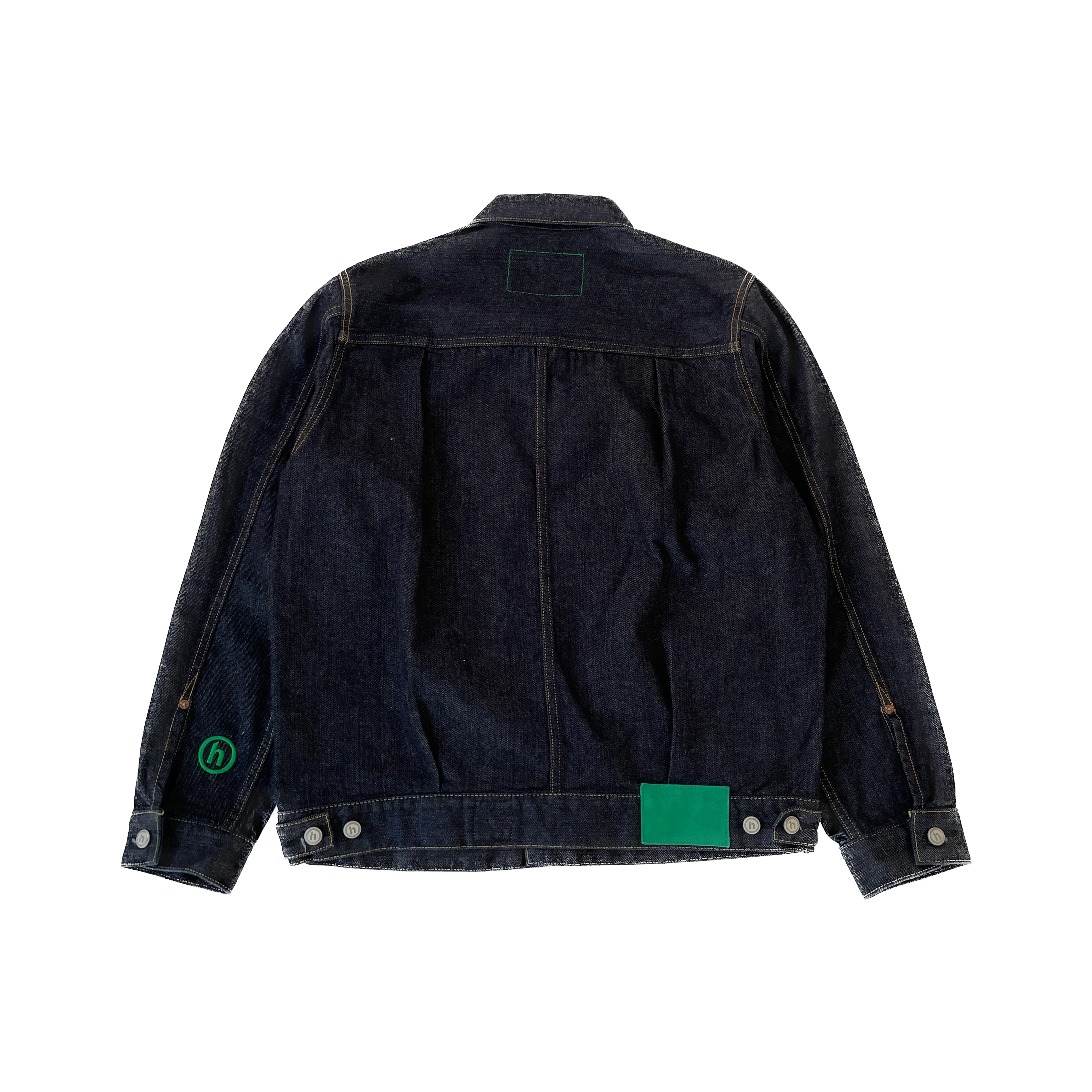 Hidden Denim Trucker Jacket - Size M