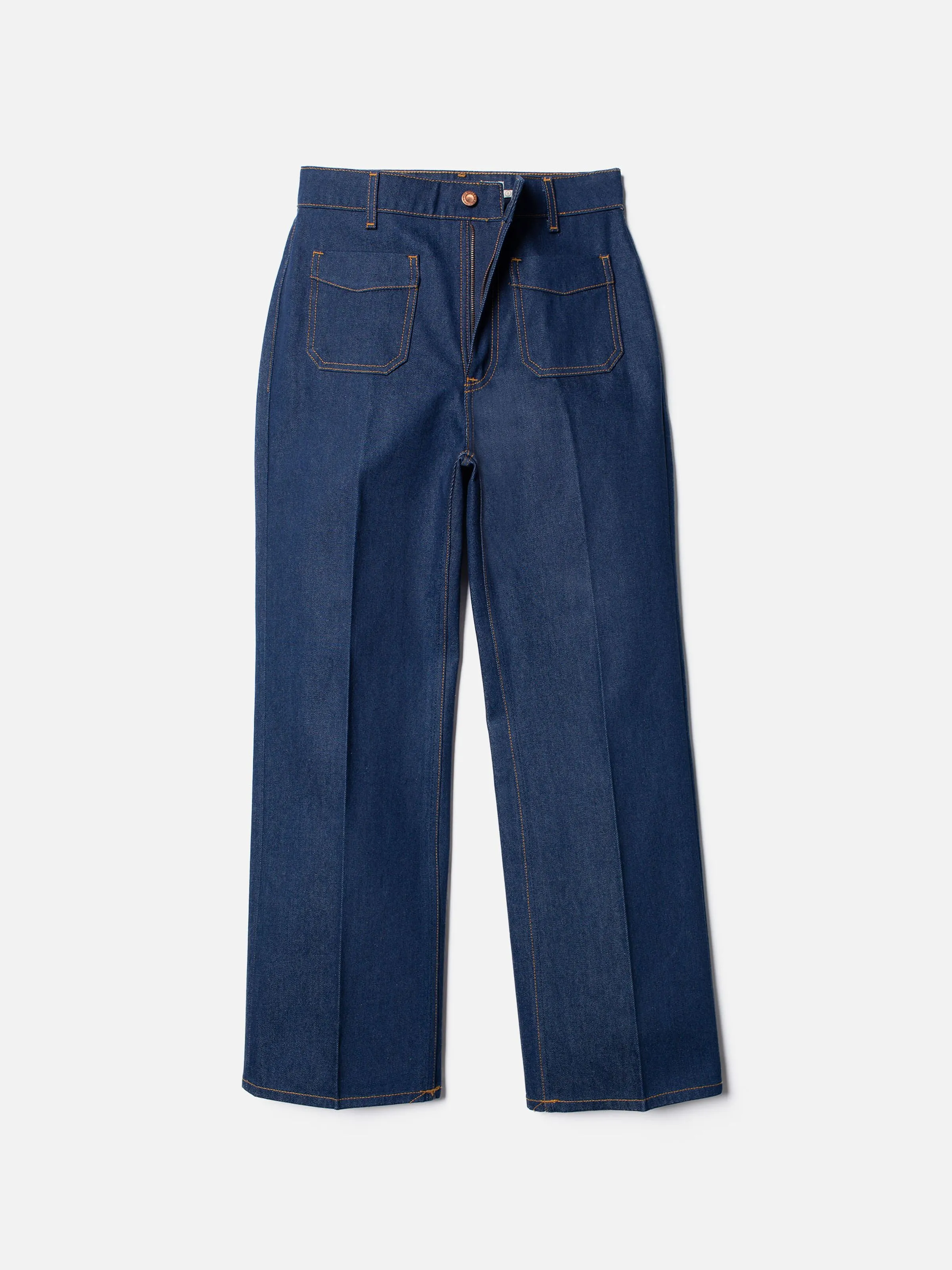 Holly Western Pants 70's Blue