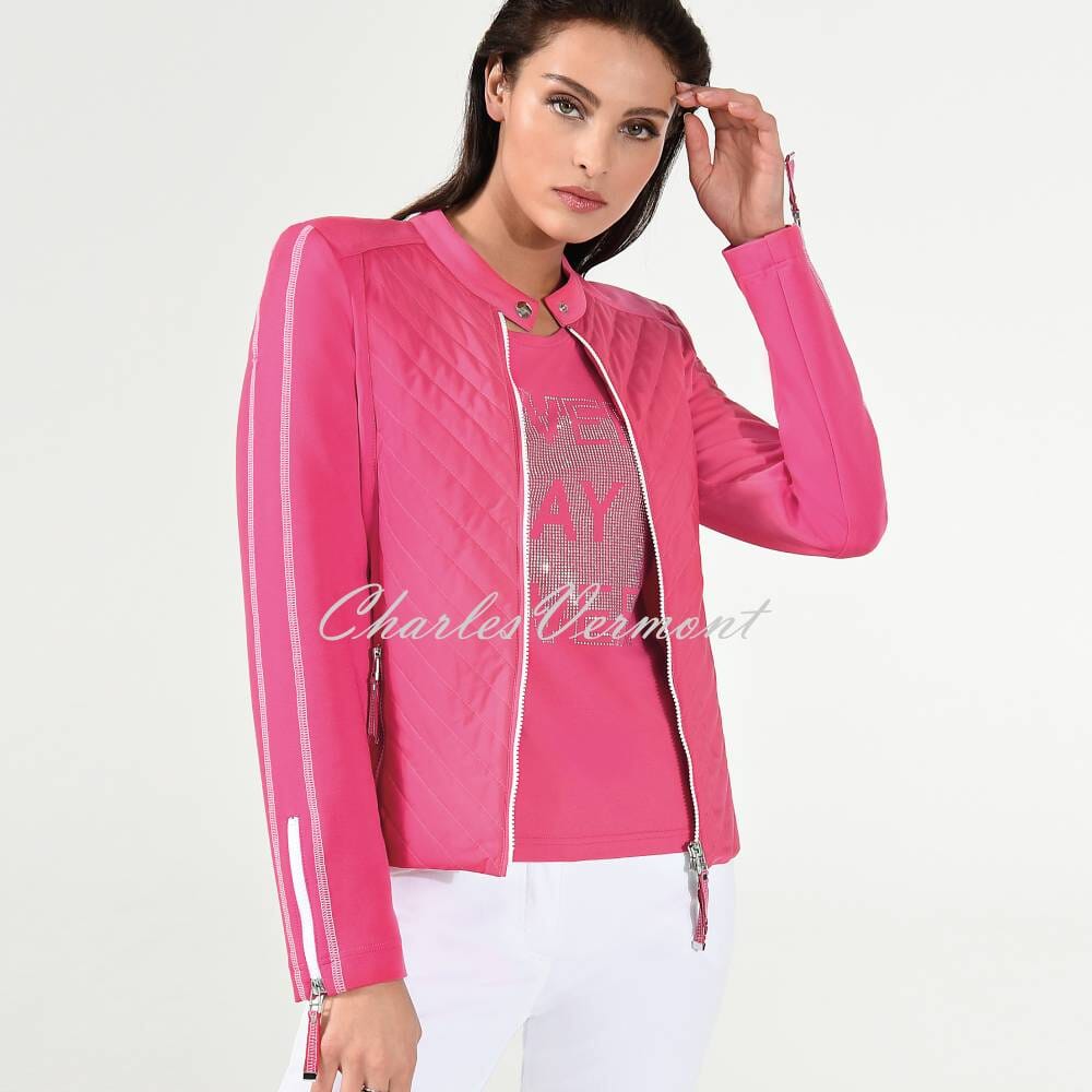 I'cona Collarless Jacket - Style 67105-60074-430