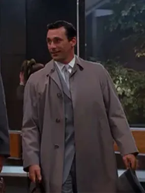 Jon Hamm Mad Men Trench Coat - New American Jackets