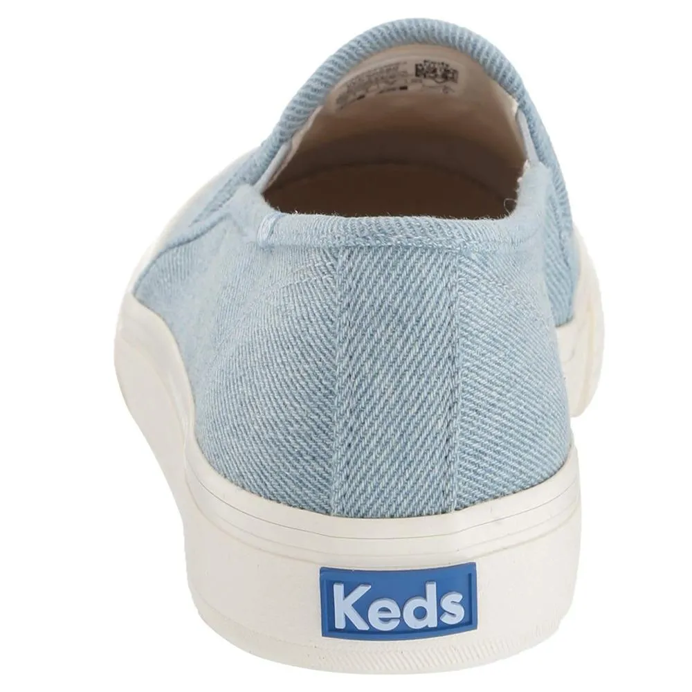 Keds WOMEN'S DOUBLE DECKER EMBROIDERY 'GRL PWR’ slip-on sneaker