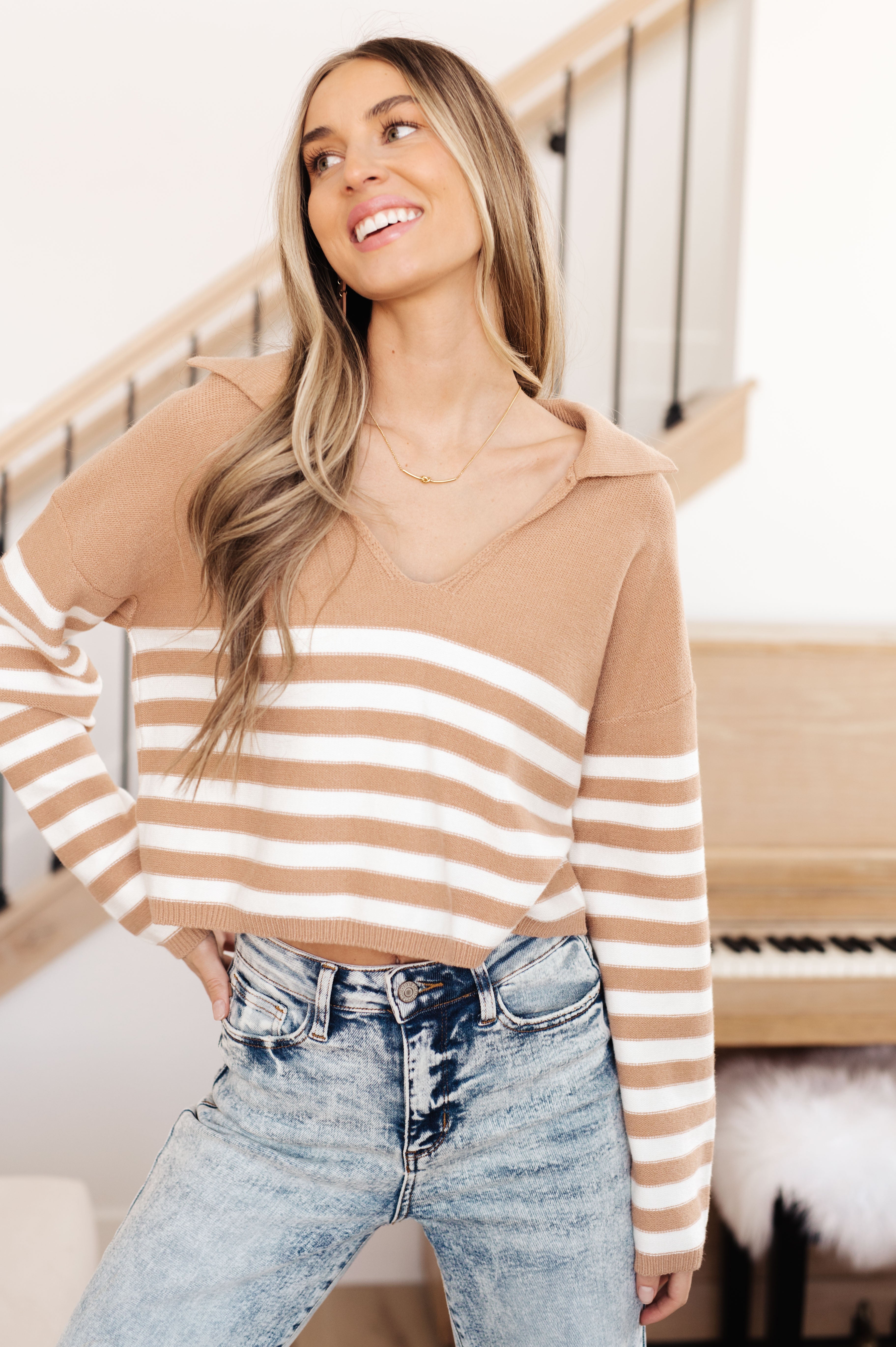 Kora Striped Sweater