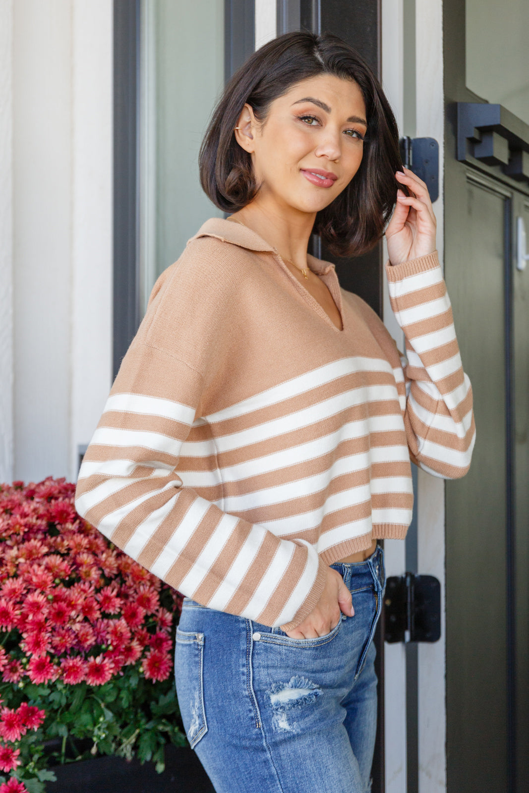 Kora Striped Sweater