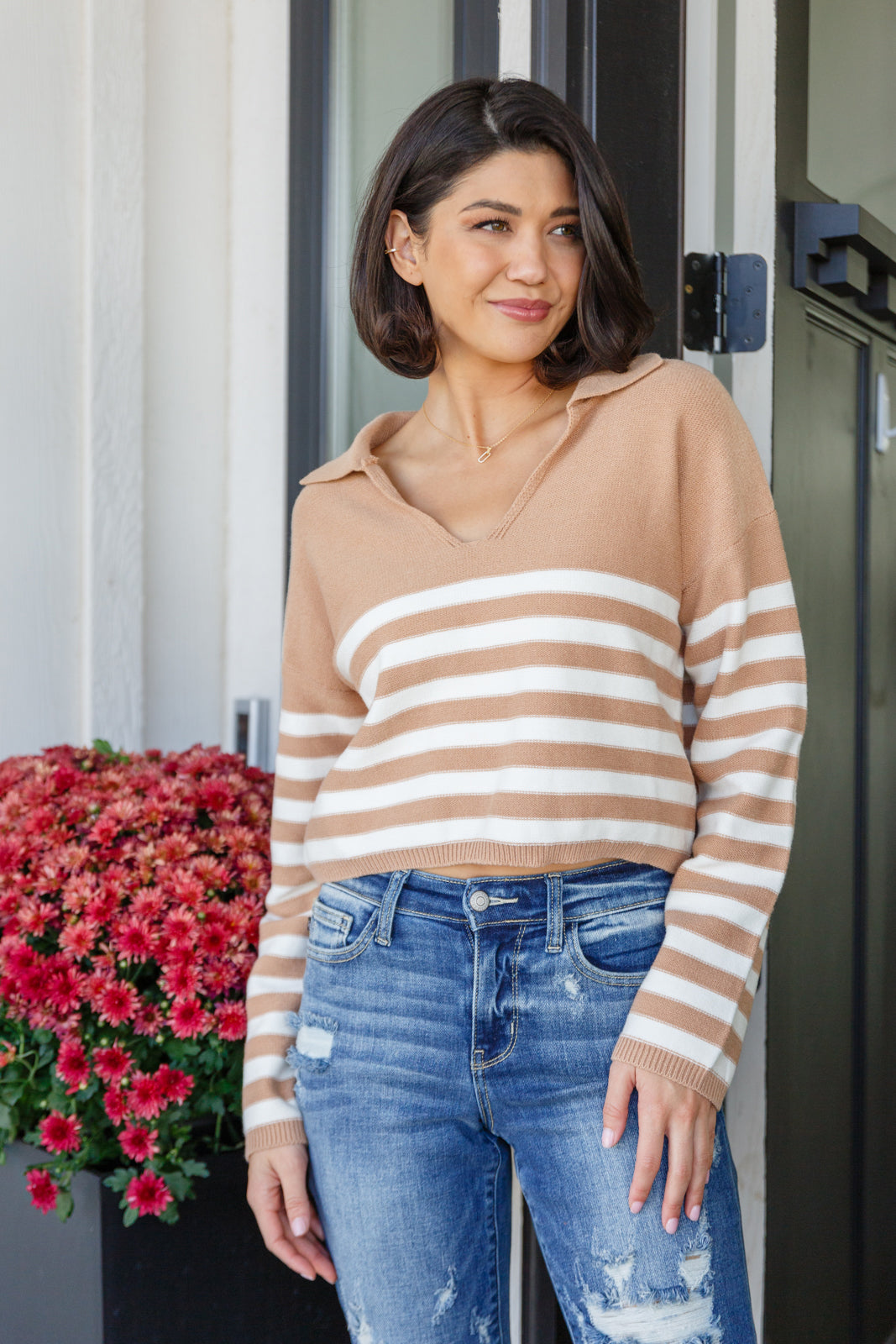 Kora Striped Sweater